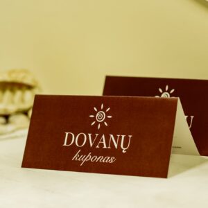 dovanų kuponas masažui